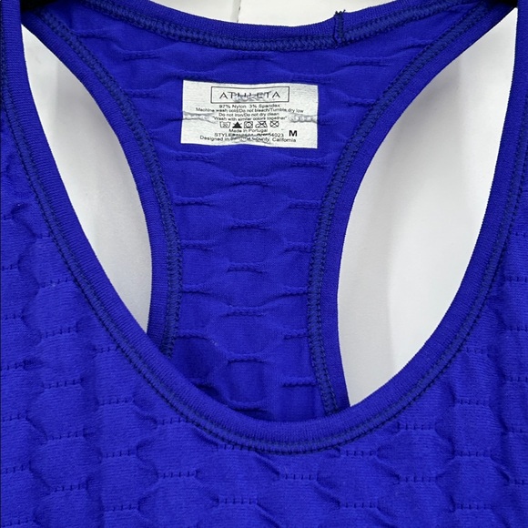 Athleta Purple Racerback Tank Top - Picture 3 of 5